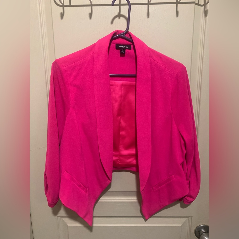 Hot pink blazer